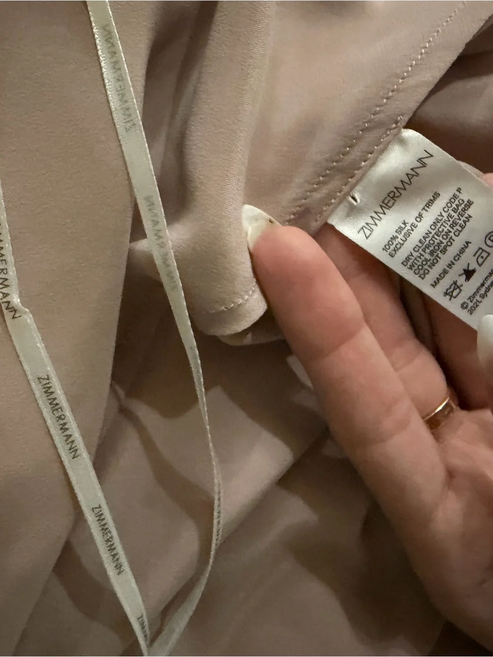 Zimmermann silk wrap dress